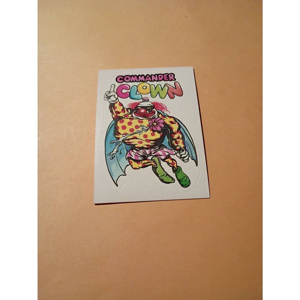 1983 General Mills Zero Heroes Trading Card Sticker Card Vintage #22